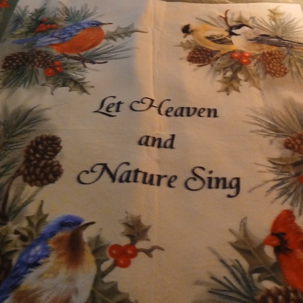 Holiday Birds Throw Blanket